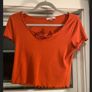 Orange Crop Top